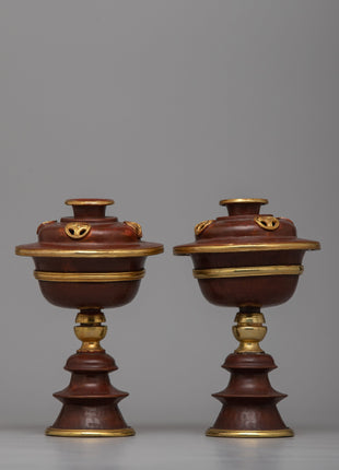 tibetan oil lamps