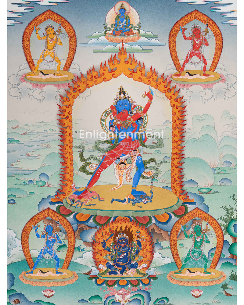 Chakrasambhara Meditation Thangka