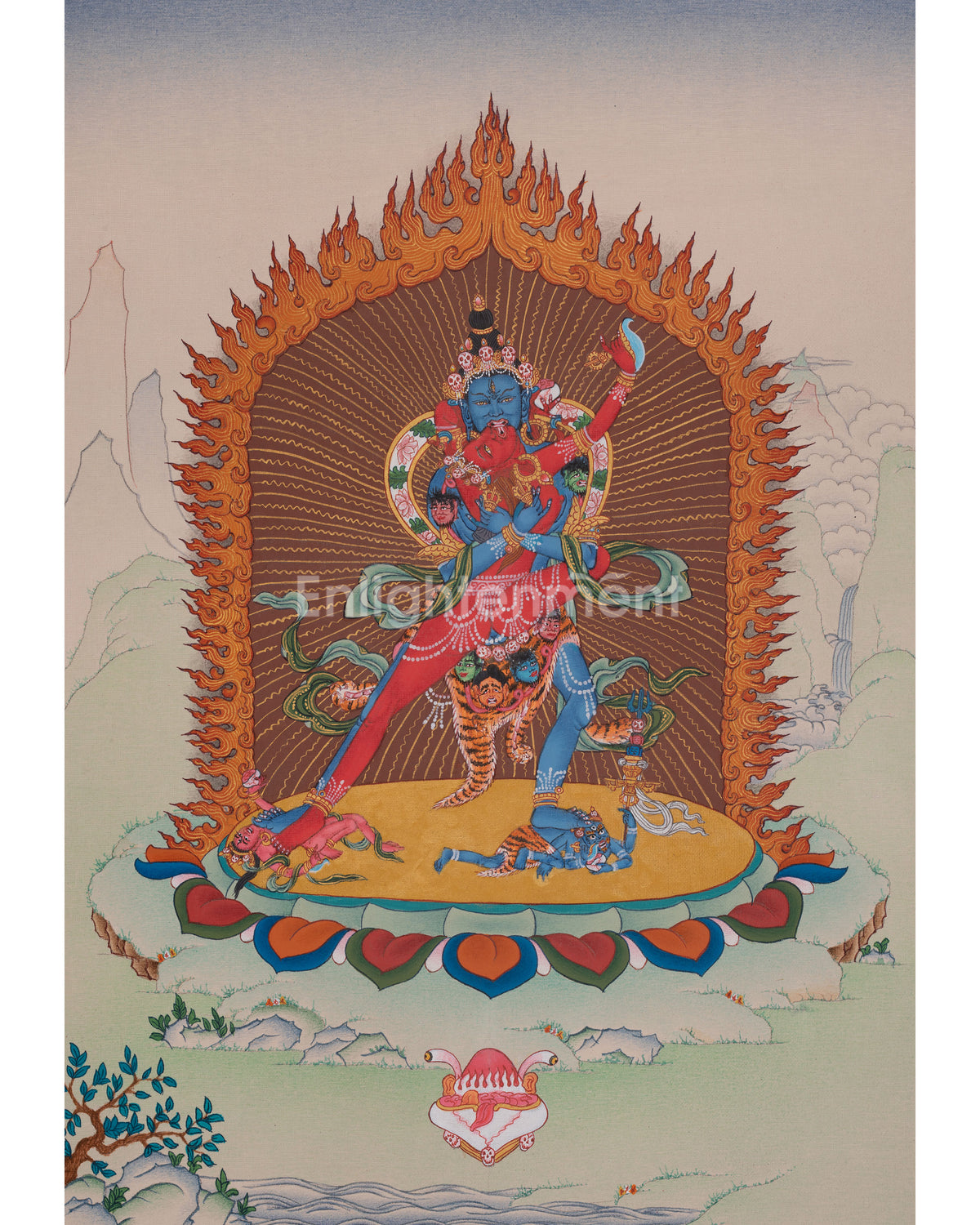 Chakrasamvara Sacred Thangka 