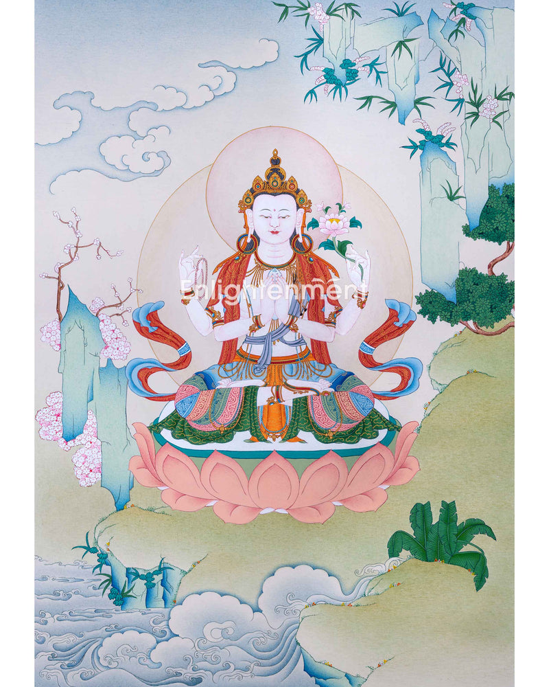 Mantra Tibetan Thangka