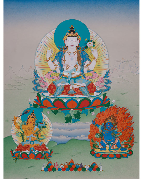 Avalokitesvara Thangka