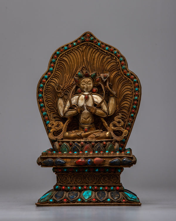 4 Arms Chenrezig Buddha Statue