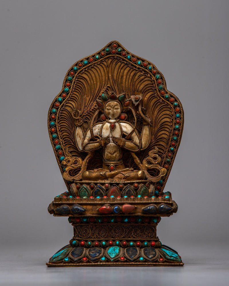 4 Arms Chenrezig Buddha Statue