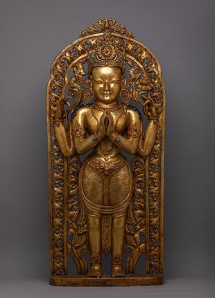 Standing 4 Arm Chenrezig Statue