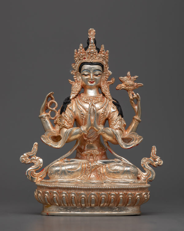 Chenrezig Tibetan Statue