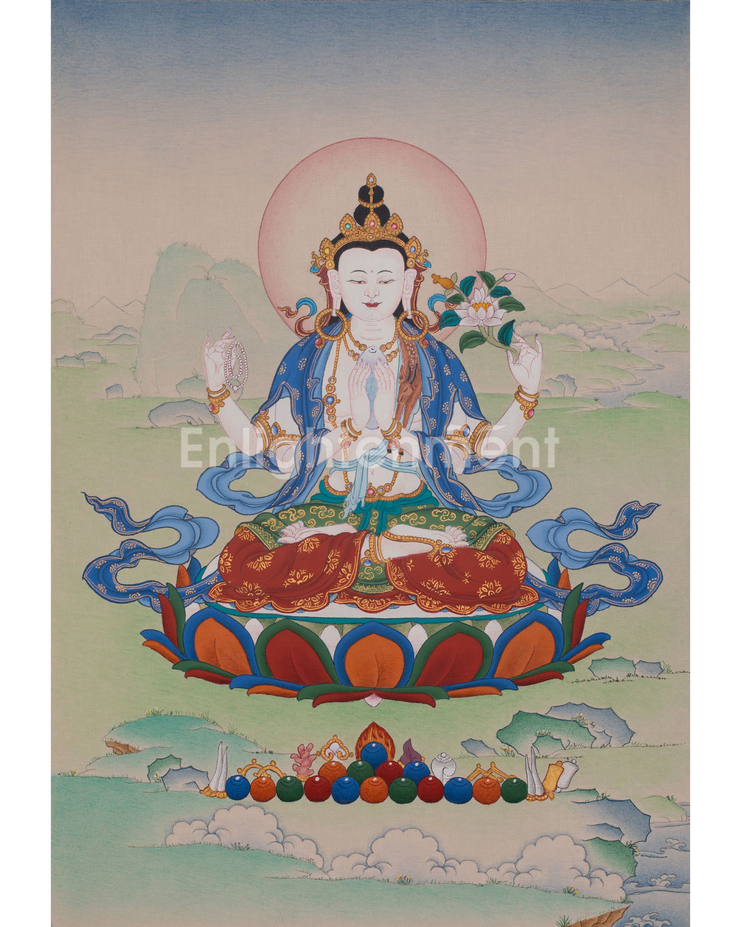 Chenrezig Meditation Art