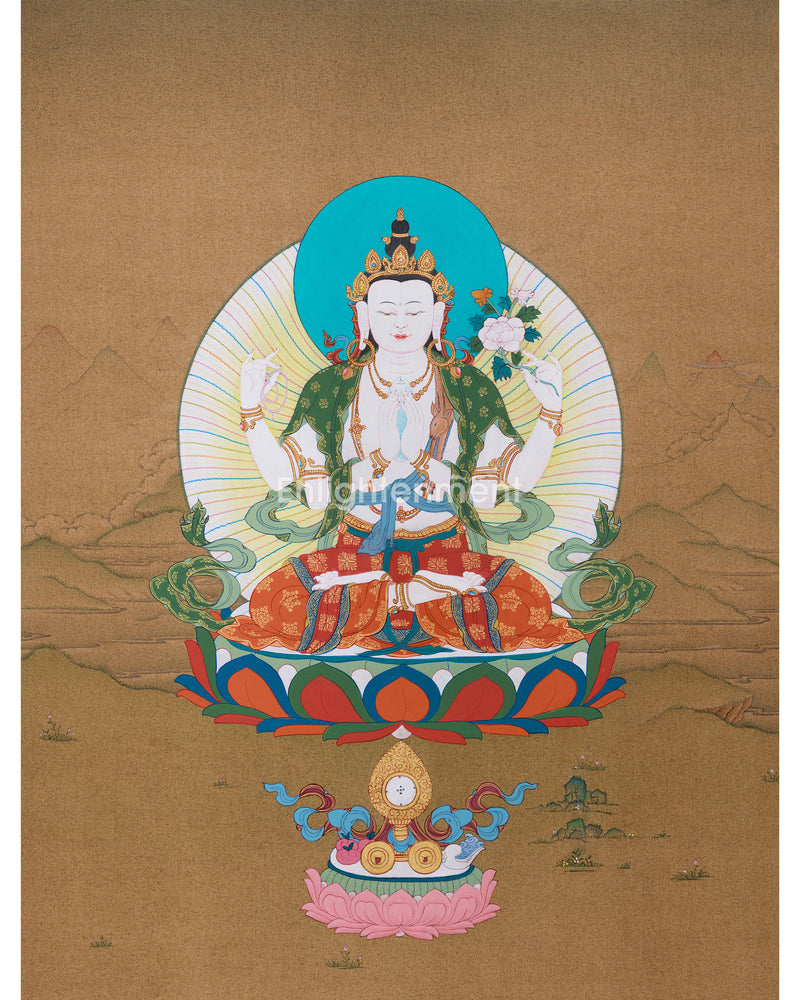 Chenrezig Four-Armed Avalokiteshvara