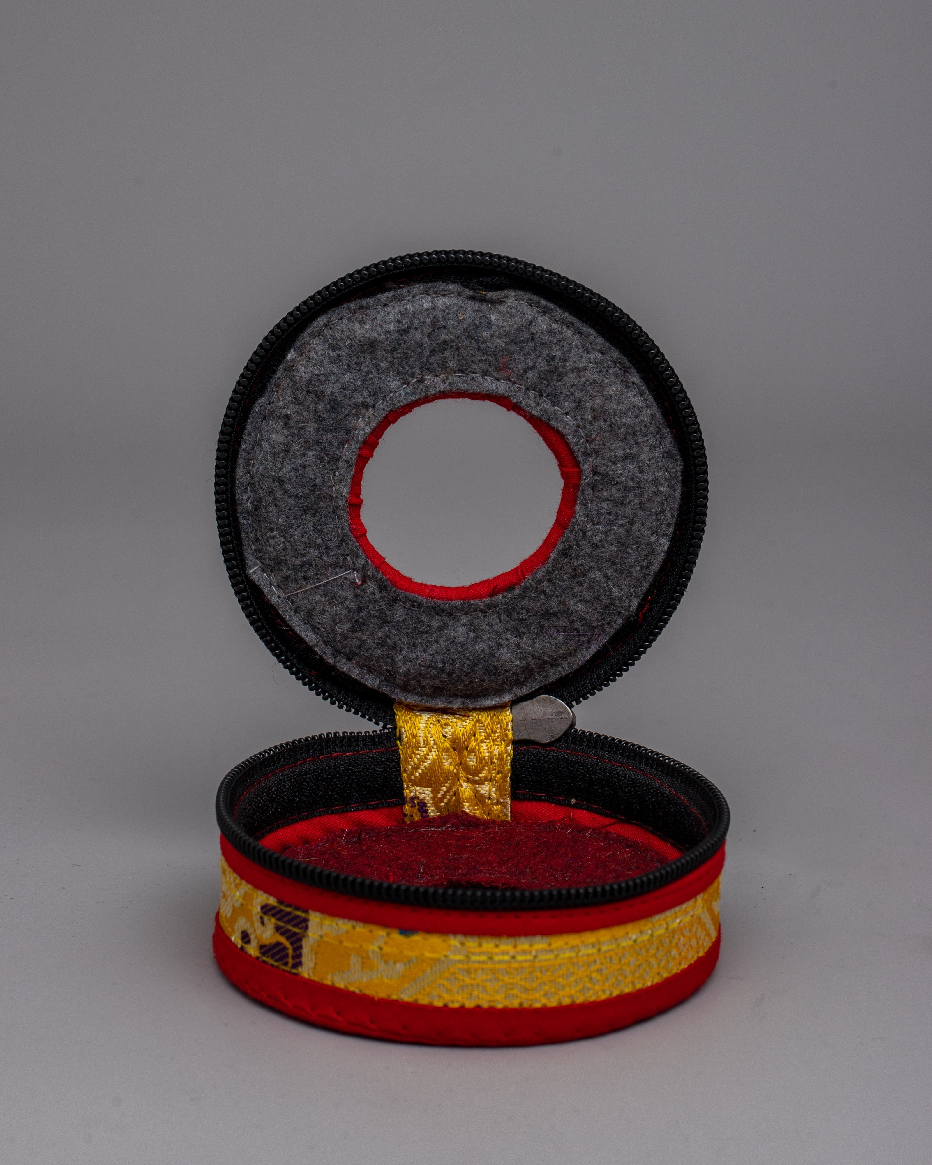 Tingsha Bell Case | Handcrafted Pouch for Ritual Cymbals