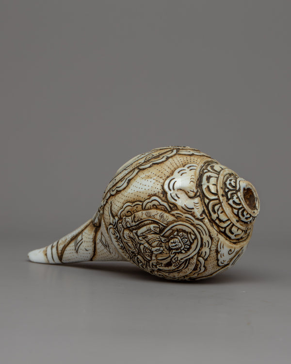 Buddha Shankha Conch Shell&nbsp;