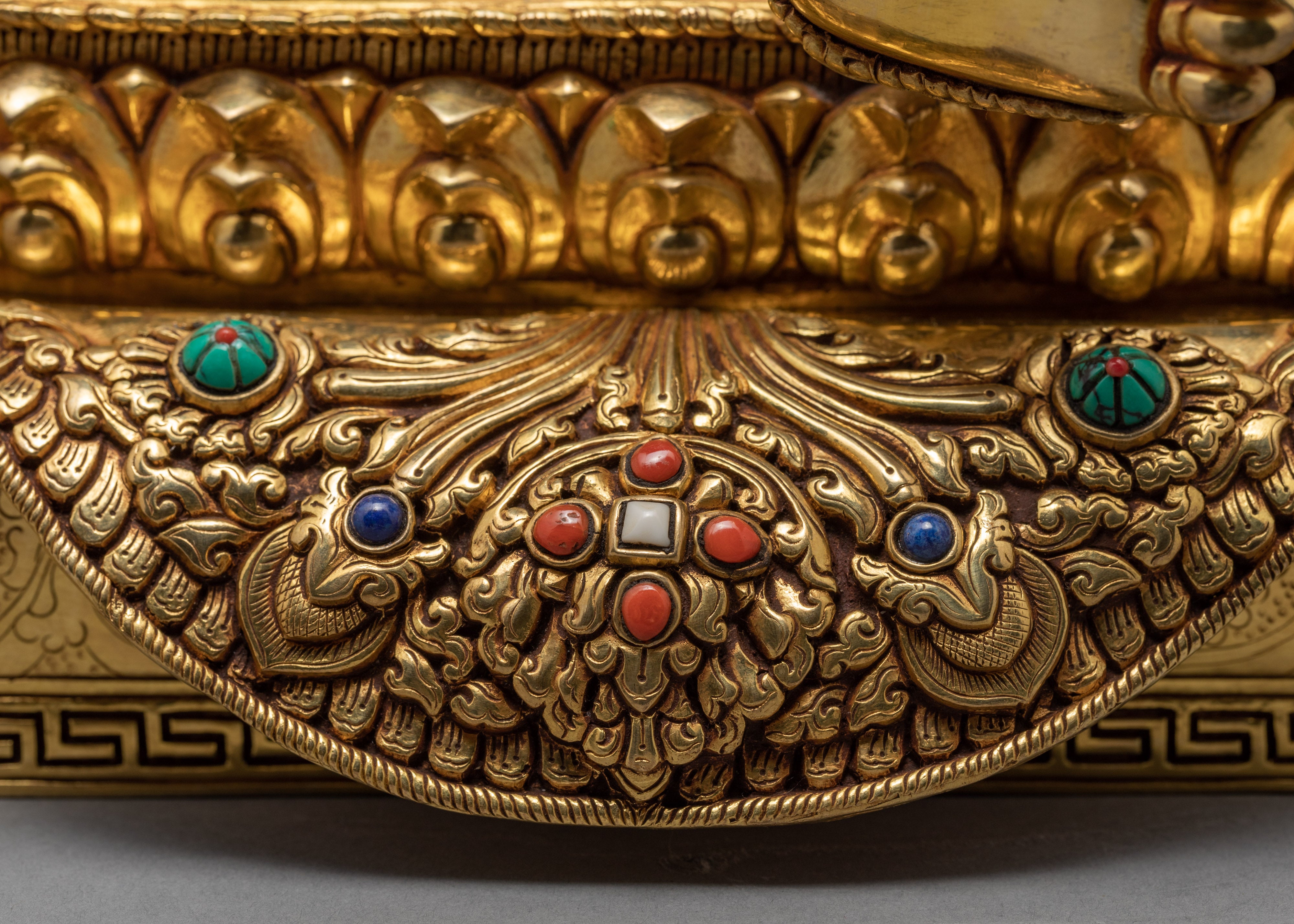 Dzambhala Statue | Jambala Sculpture | Gold Gilded Art