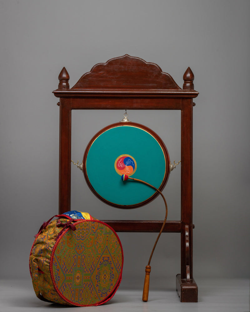 Tibetan Drum Stand