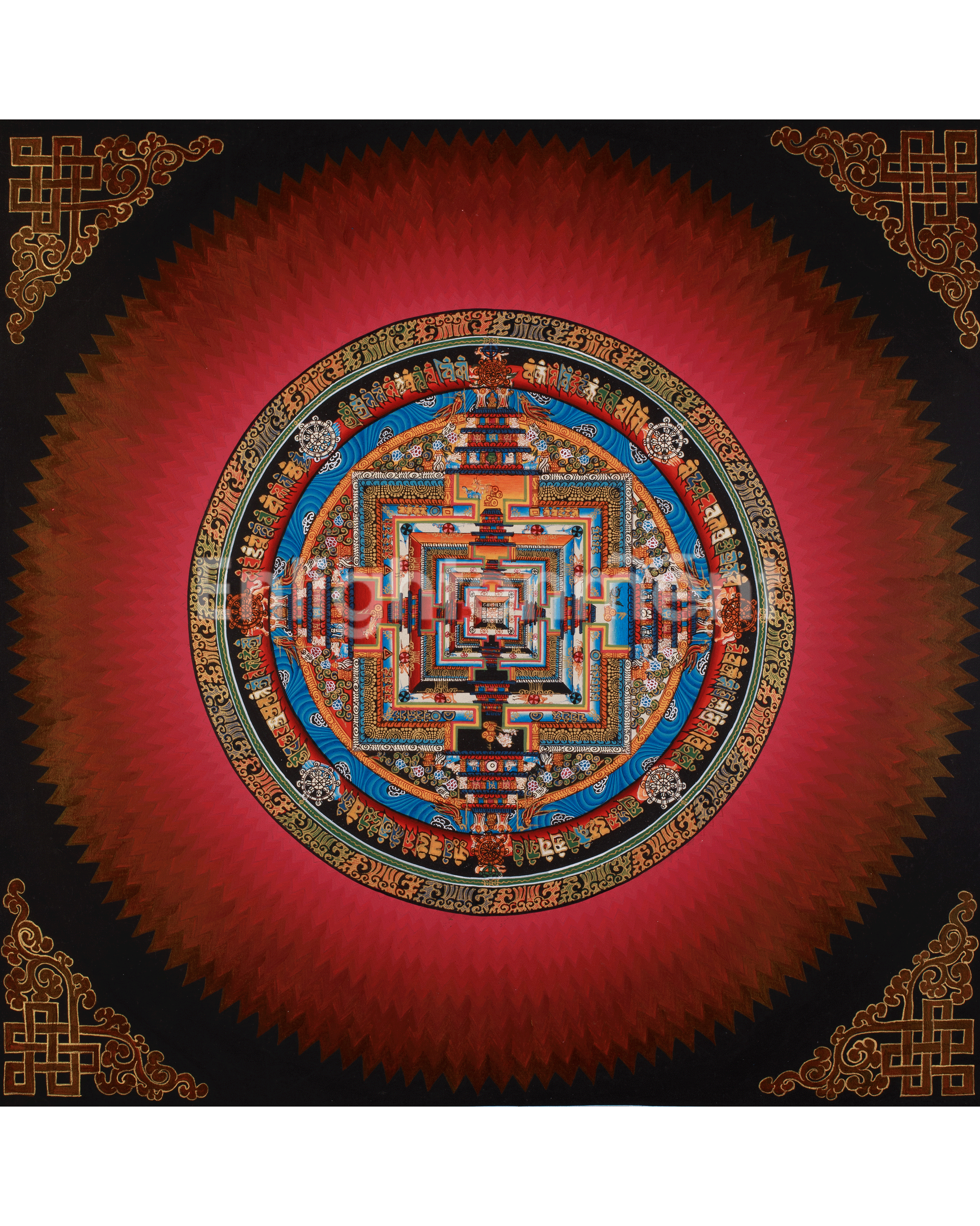Divine Artwork of Kalachakra Mandala