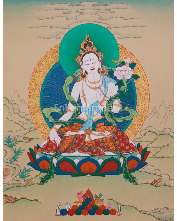 Divine White Tara Goddess of Compassion
