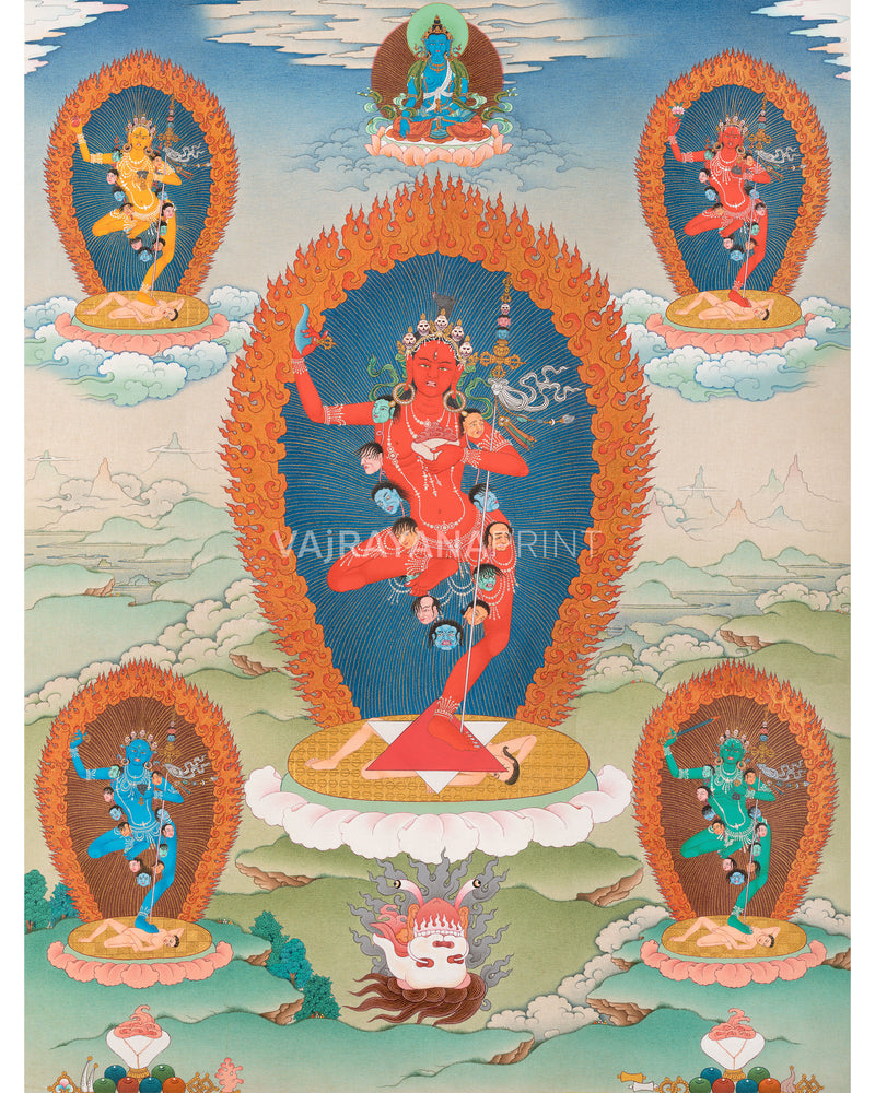 Thangka Print Of Dorje Phagmo