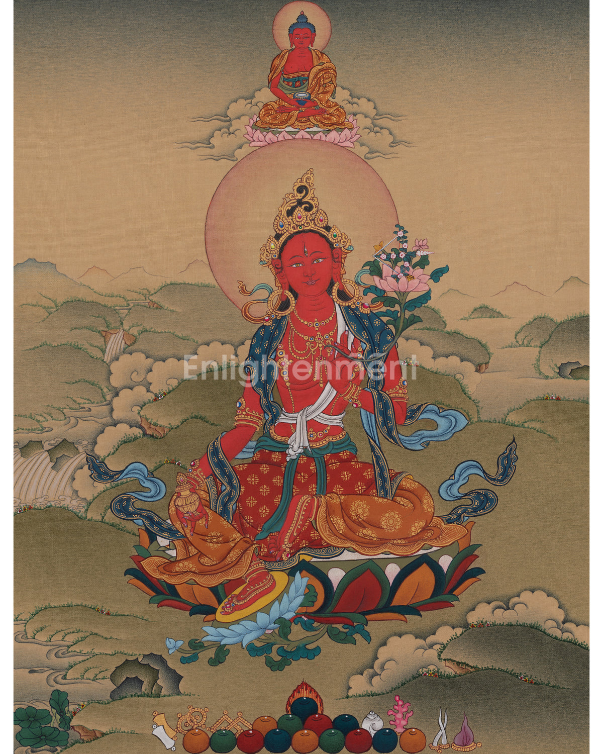 Drolma Marpo Thangka