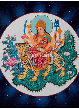 Lord Shiva Thangka Painting | Original Hand-painted Mahadev Thangka Art
