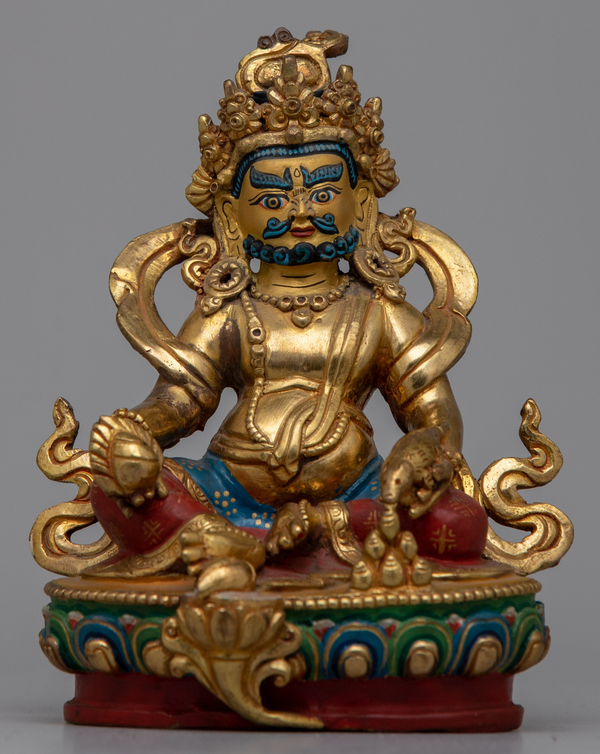 Gold Plated Dzambhala Statue