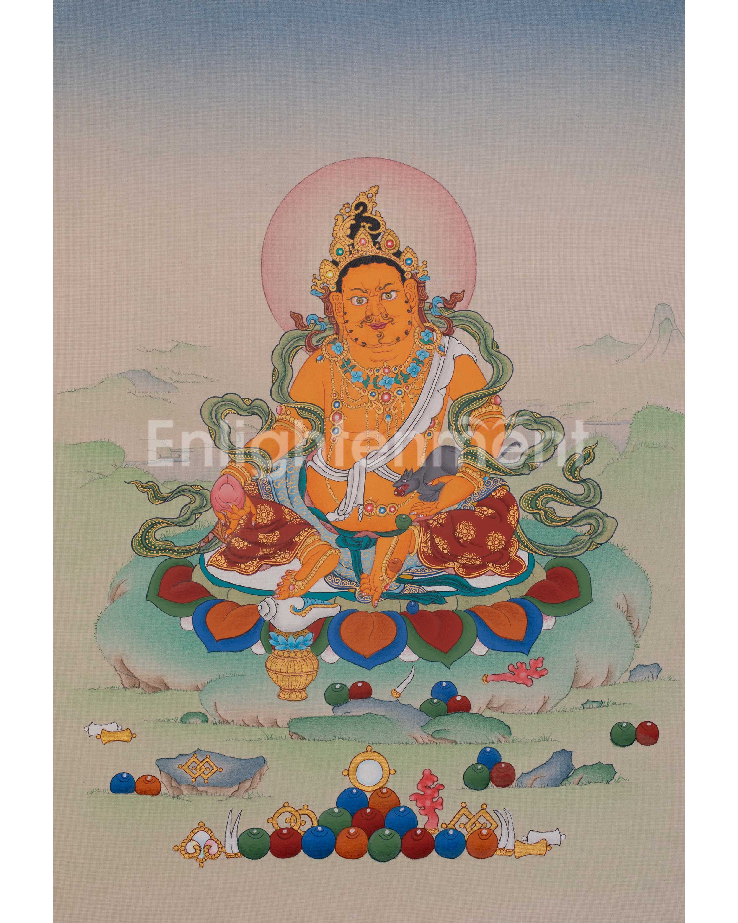 Dzambhala Prosperity Buddhist Art 
