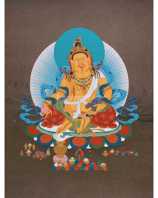 Dzambhala Buddhist Thangka