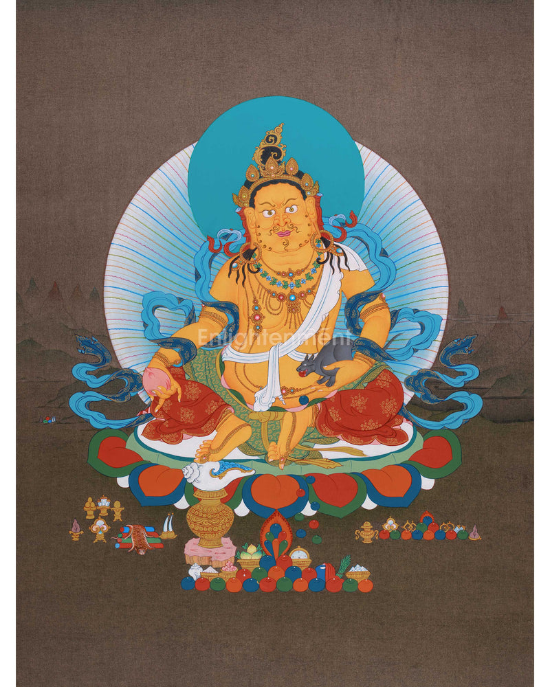 Dzambhala Buddhist Thangka