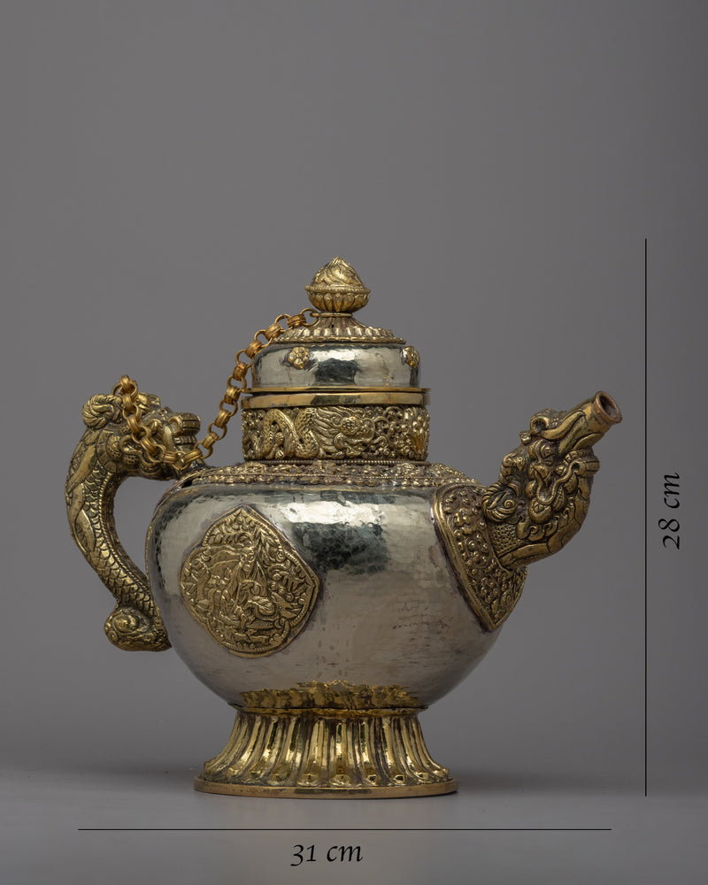 Tibetan Tea Pot Kettle | Authentic Elegance for Deocr