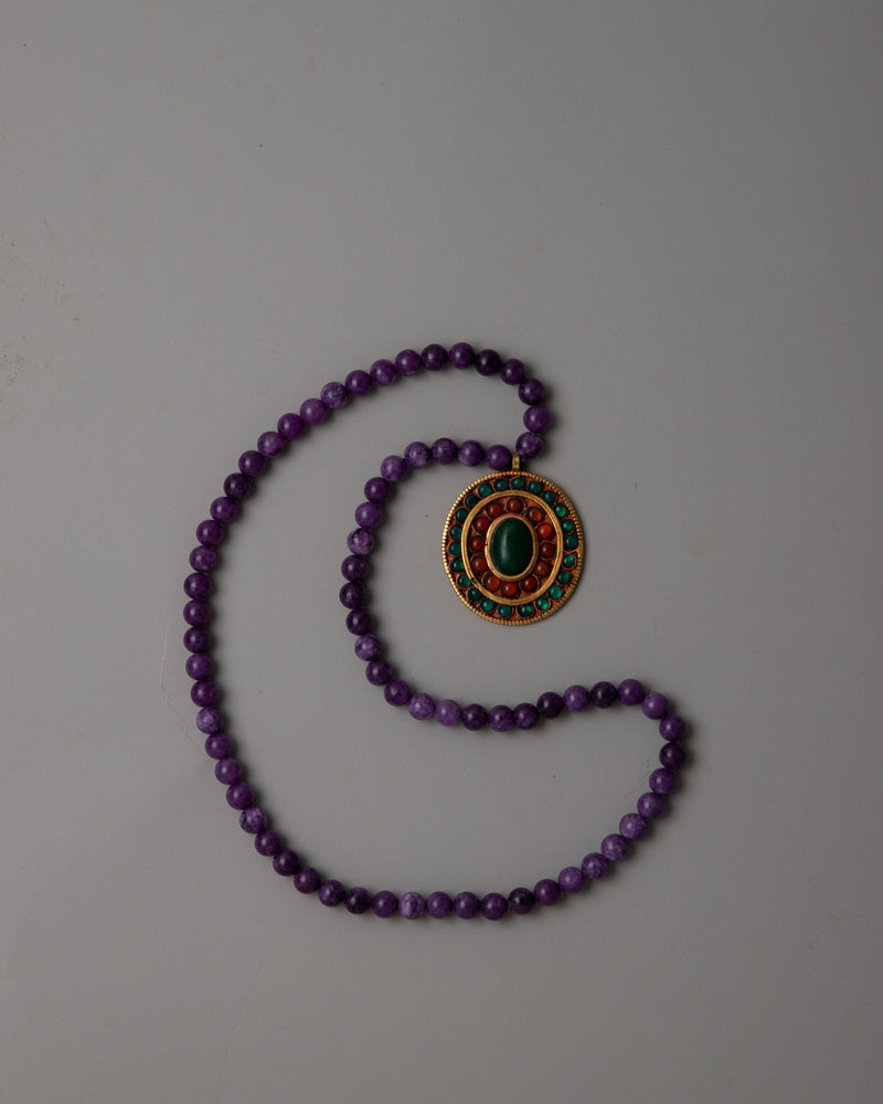 Amethyst Beads Necklace | Elevating Your Style with Timeless Elegance and Natural Beauty