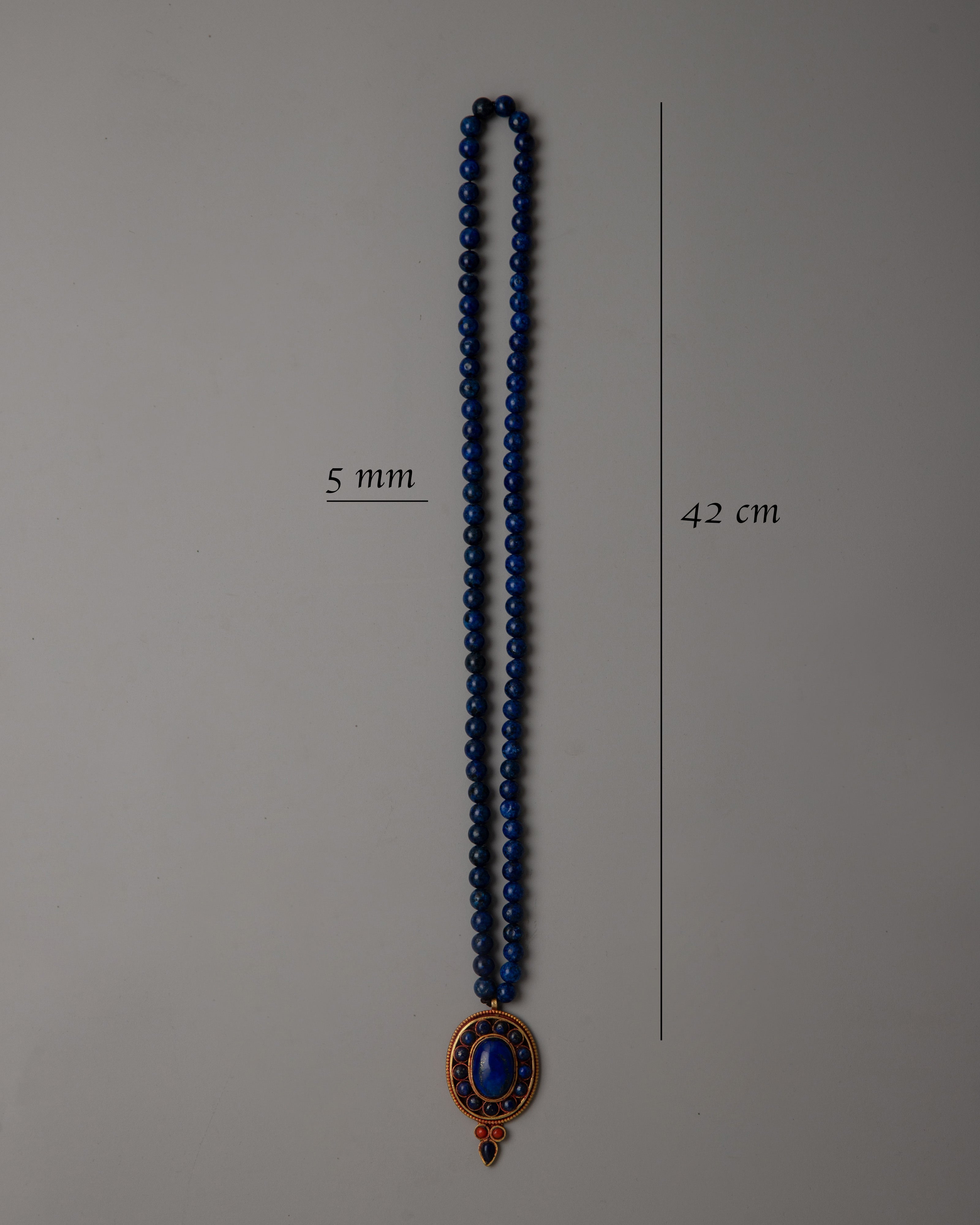 Lapis Lazuli Beads Necklace | Perfect for Effortless Sophistication and Cosmic Charm