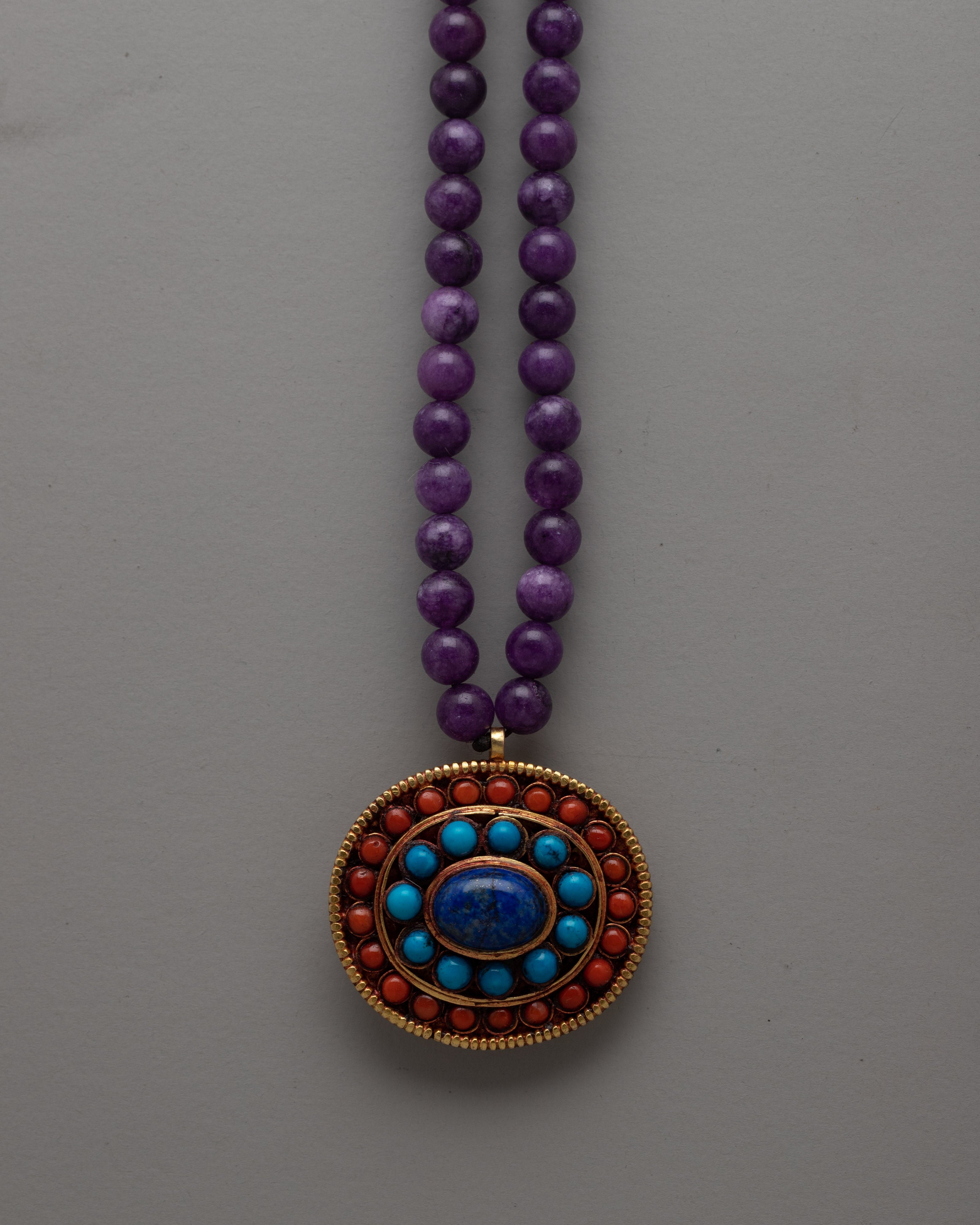 Amethyst Necklace Beads | Radiating Spiritual Serenity and Sophisticated Elegance