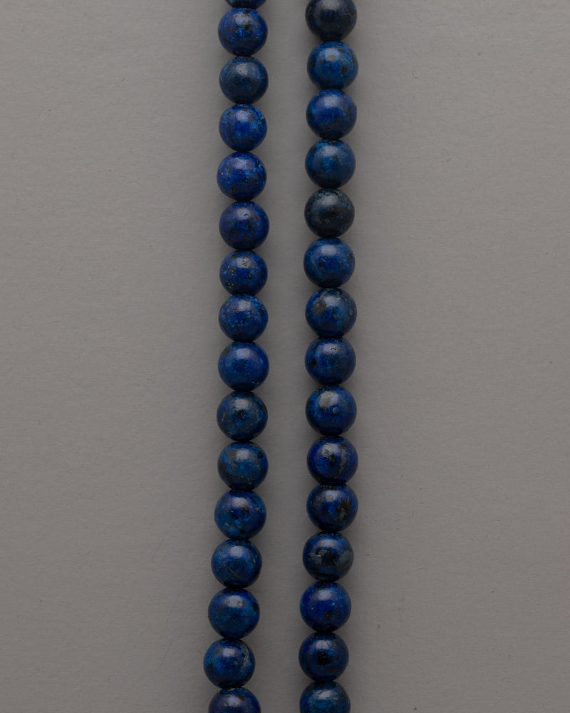 Lapis Lazuli Bead Necklace |  Bead Necklace for Timeless Sophistication