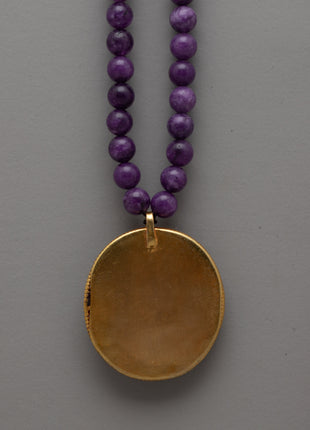 Amethyst Beads Necklace | Elevating Your Style with Timeless Elegance and Natural Beauty