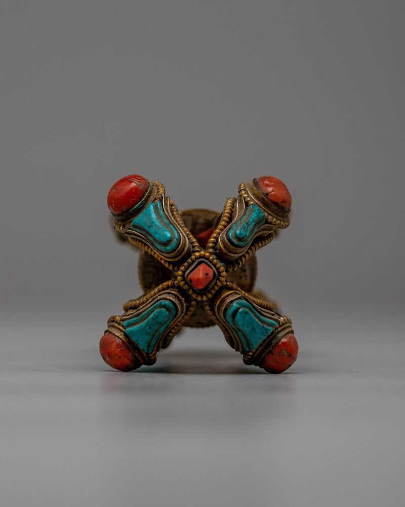 Tibetan Amulet Vajra | Protective Thunderbolt Symbolizing Spiritual Power