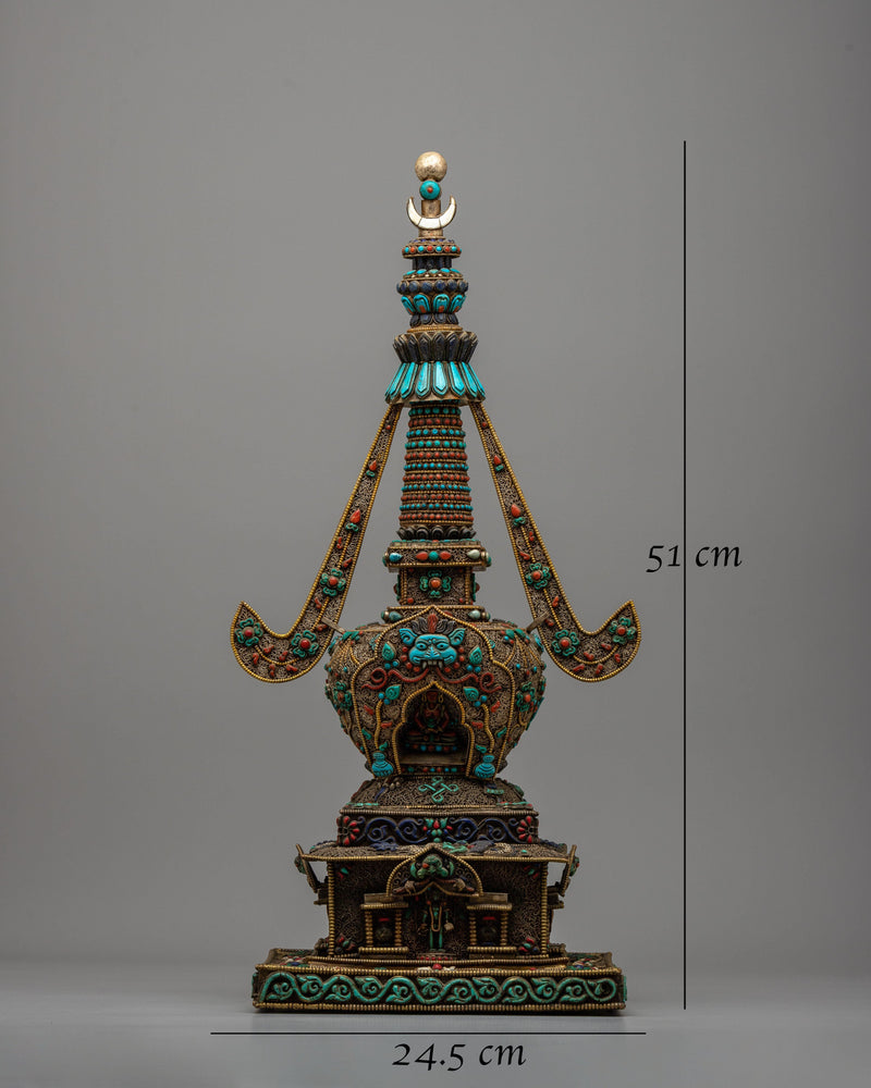 Premium Stupa Big Statue | Monument of Spiritual Significance and Sacred Presence