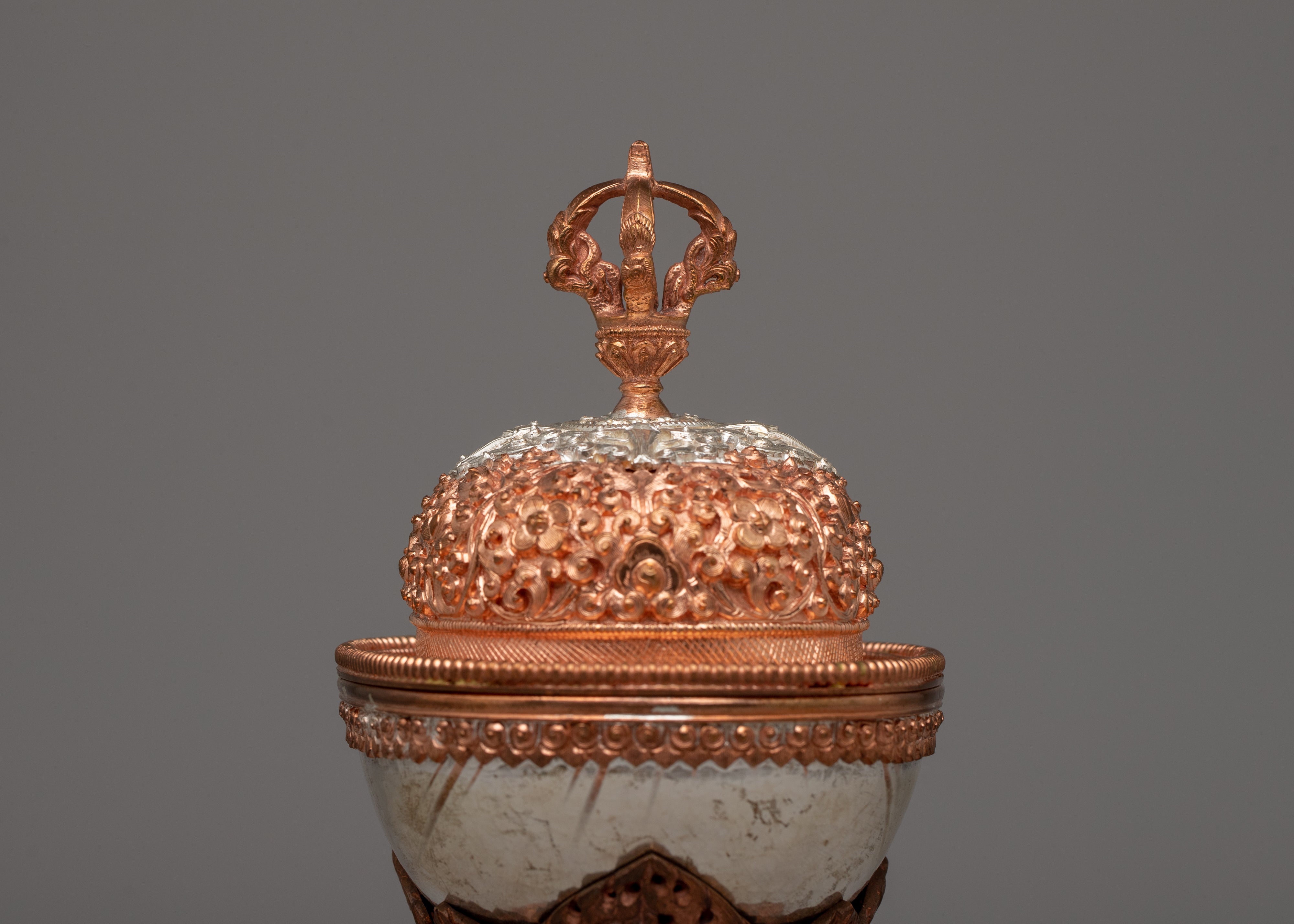Buddhist Kapala Skull Set | Sacred Skull Cups for Spiritual Offerings