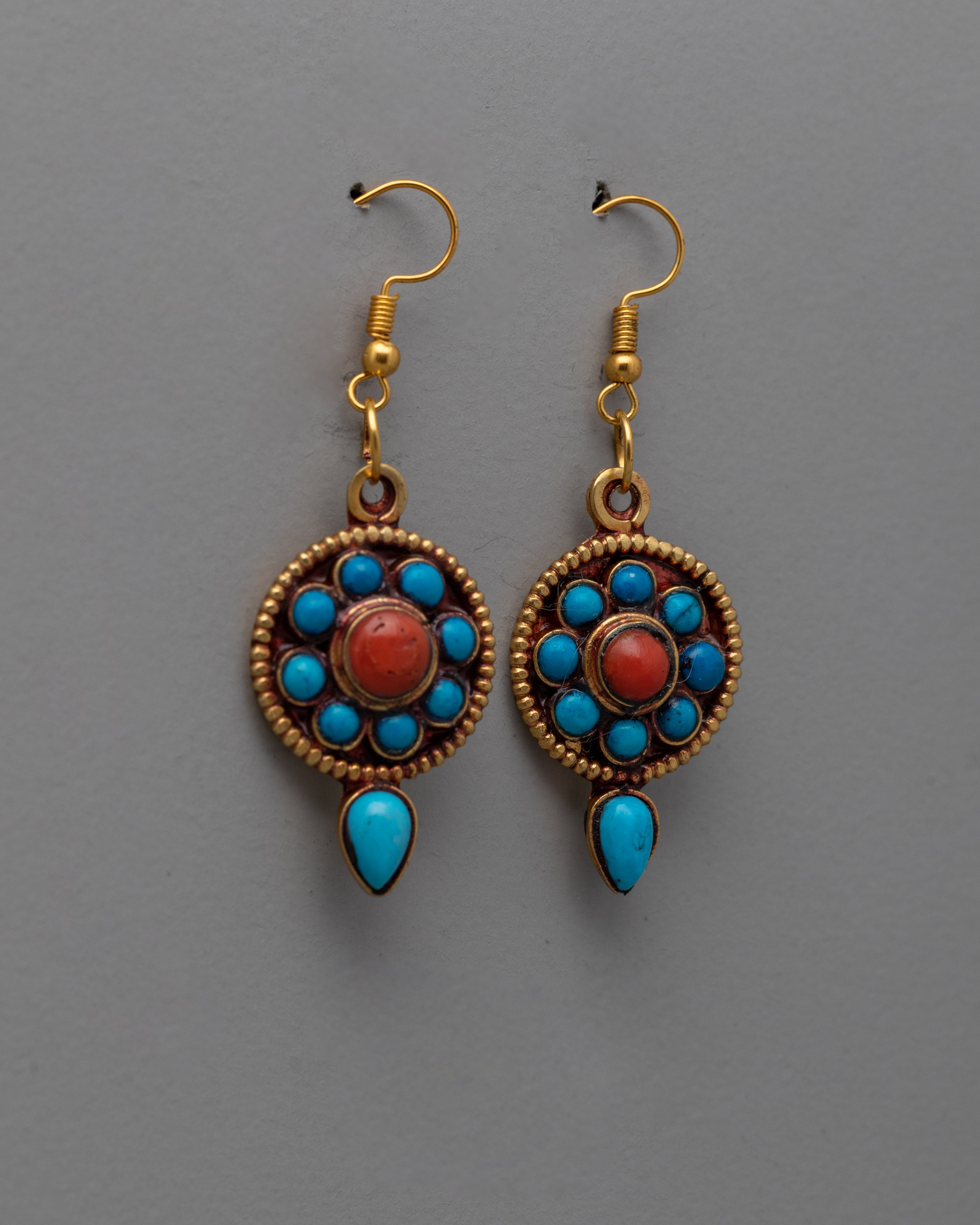 Turquoise Earring Set