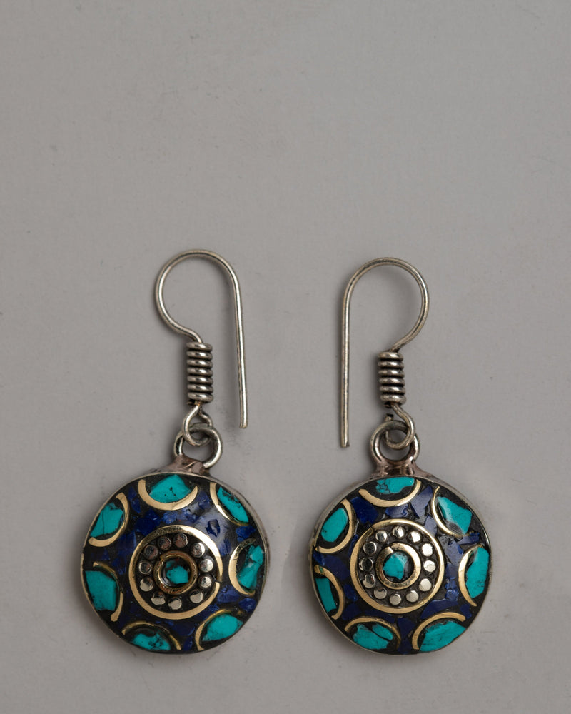Women's Turquoise Earrings Set