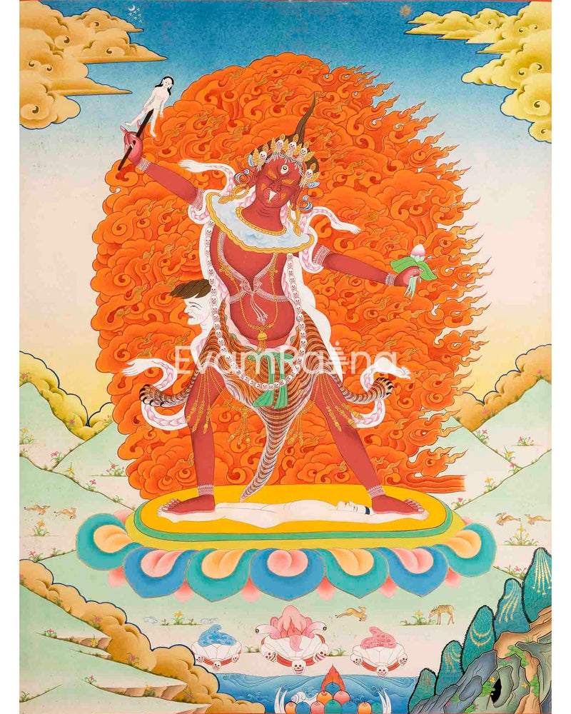 Ekajati Thangka Painting