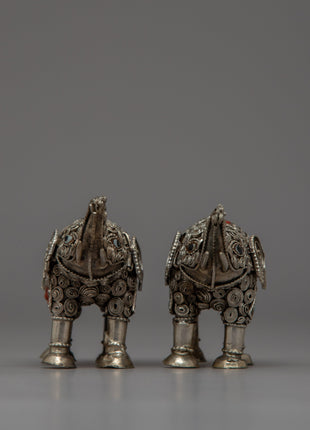 Elephant Statue Set  | Bring Symbolic Beauty and Grace to Your Space