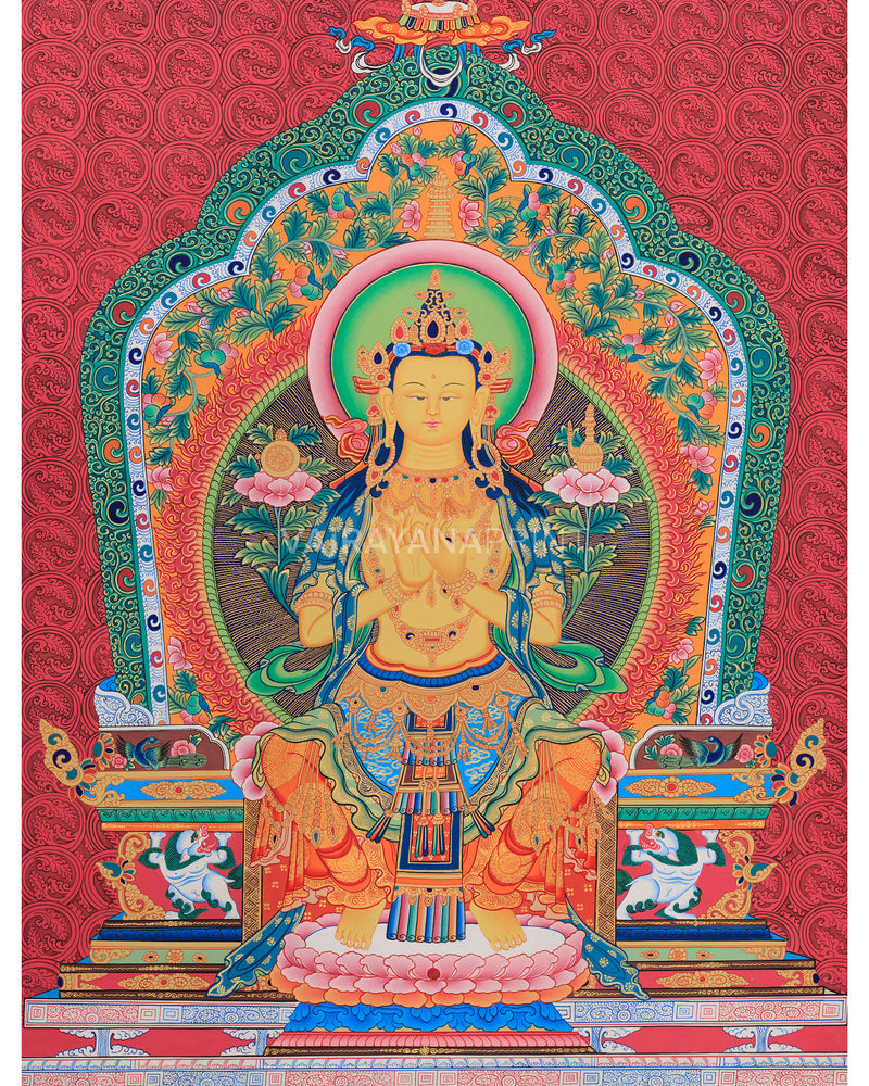 Enlightened Maitreya Buddha