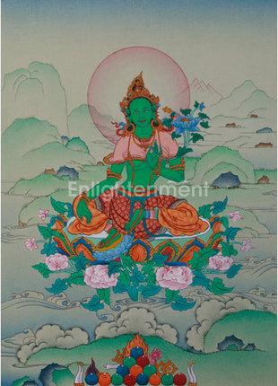 Female Buddha Green Tara
