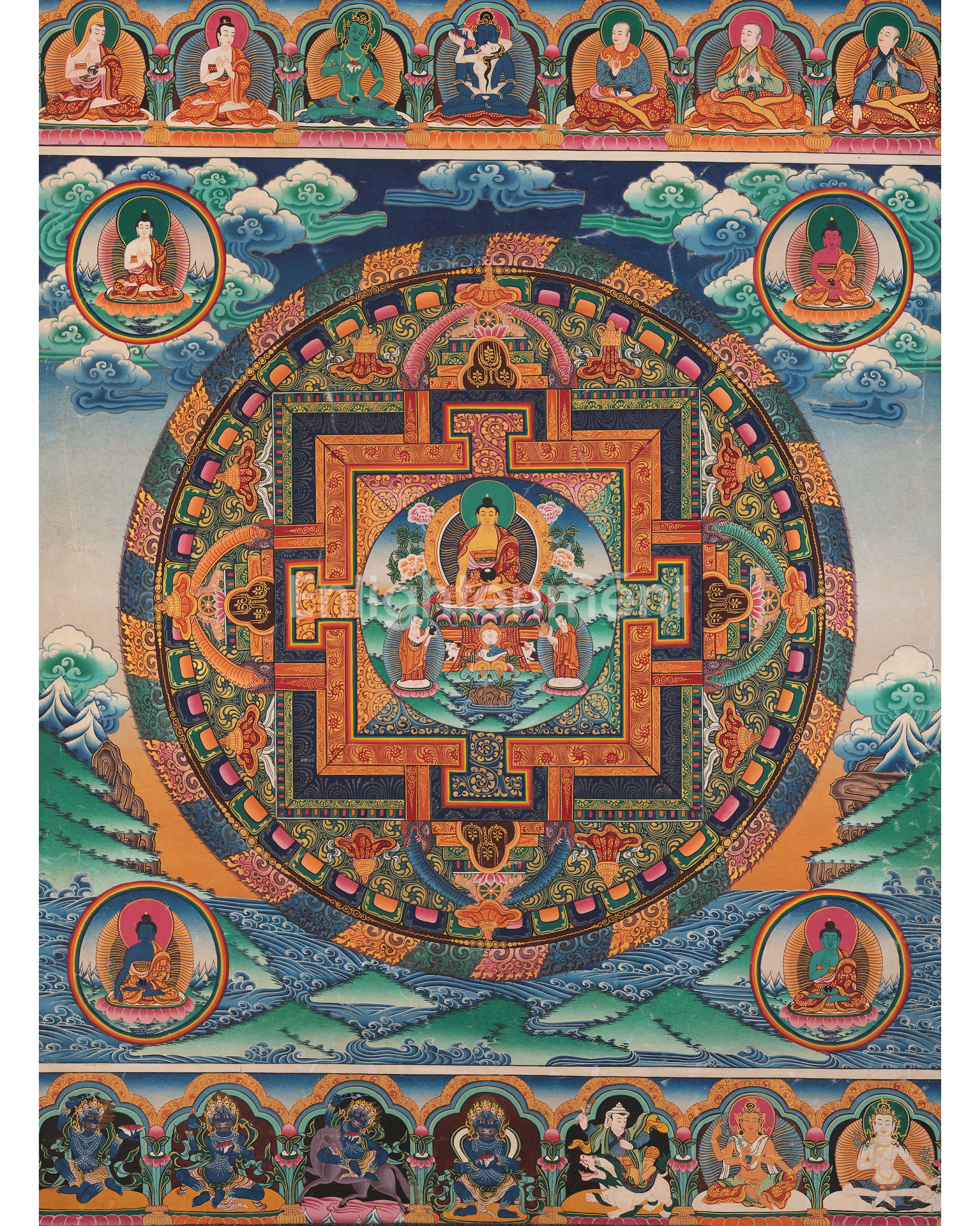 Five Dhyani Buddha Mandala