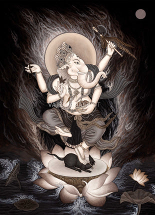 praying to ganesha