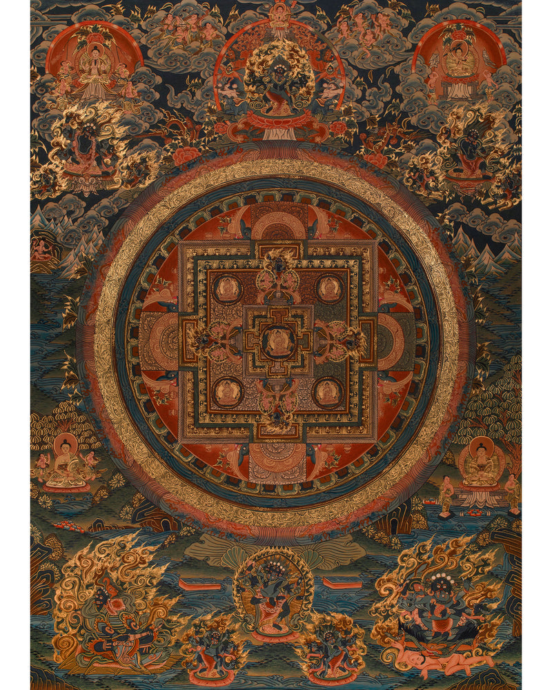 Gautam Buddha Mandala Art