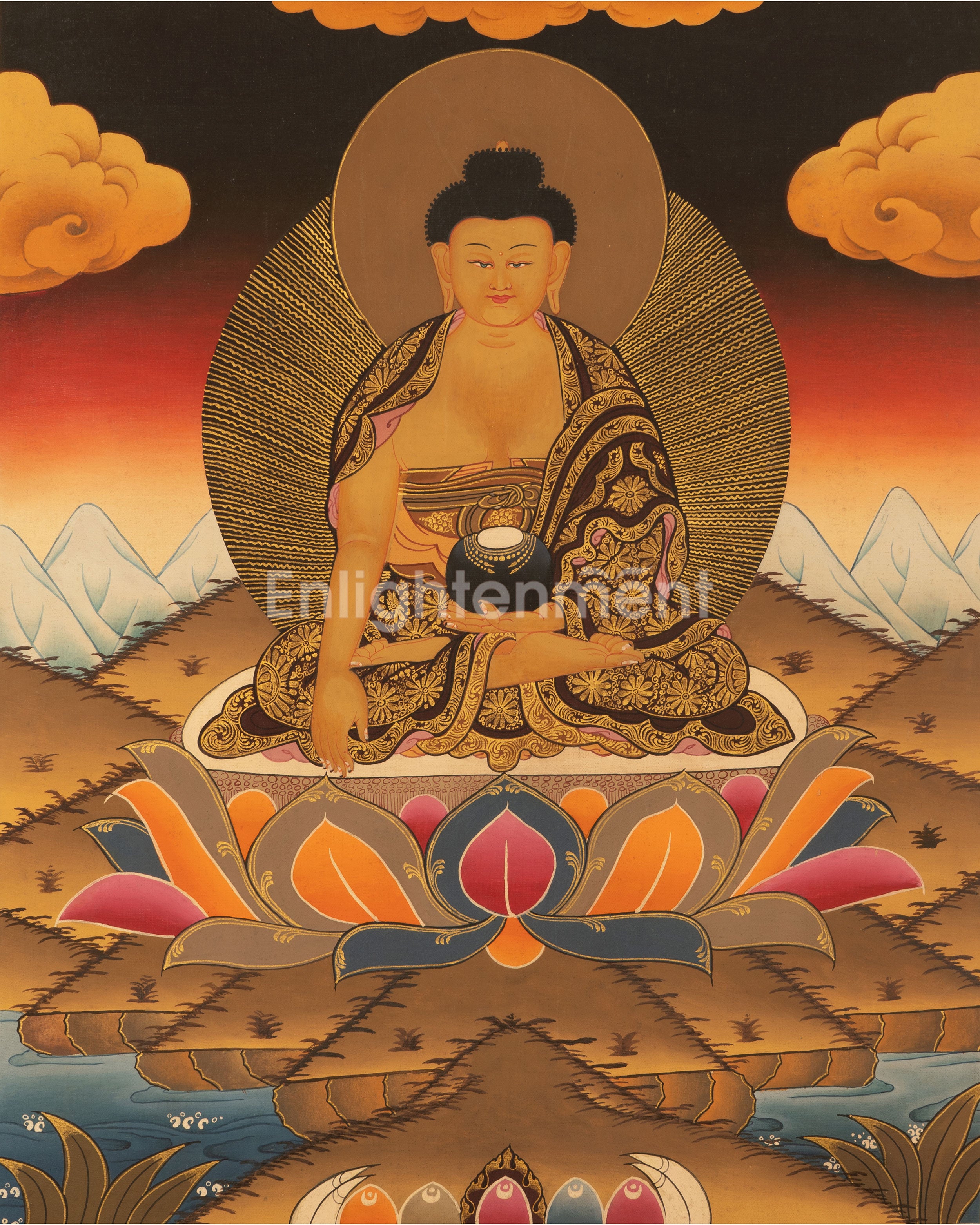 Gautama Buddha Thangka