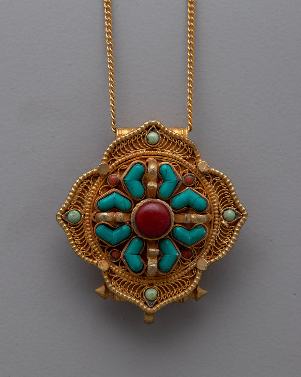 Tibetan Ghau Box Locket 