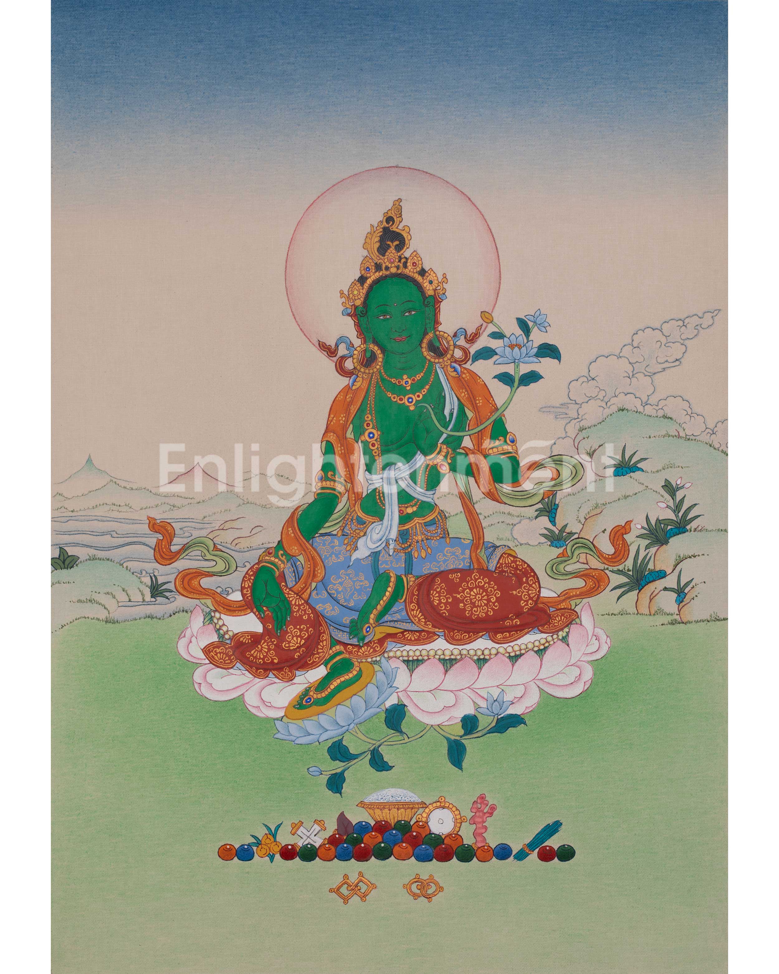 Goddess Shyama Tara Thangka 