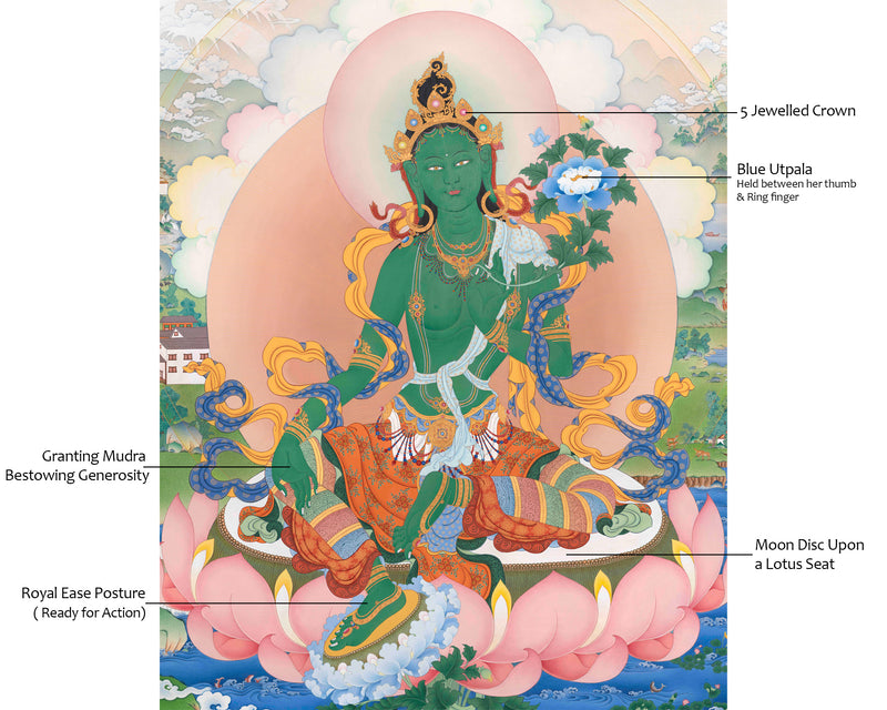 The Majestic Protector, Green Tara