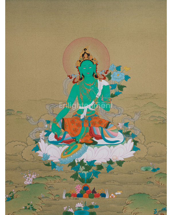 Arya Tara Thangka - Swift Liberator Goddess