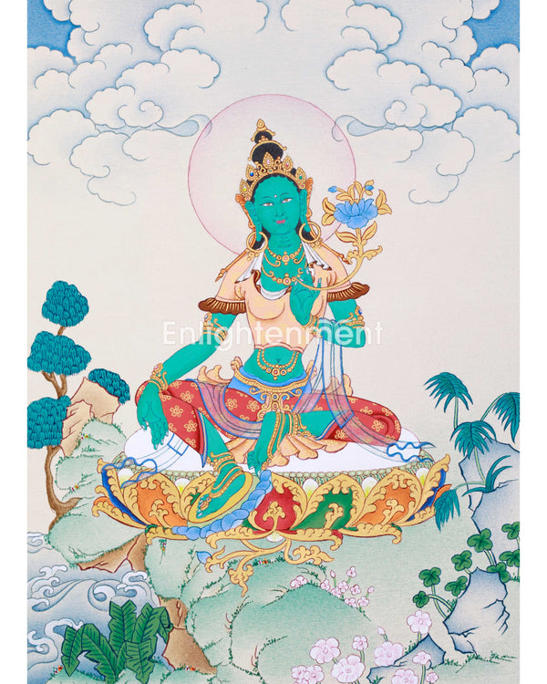 Green Tara Sacred Art 