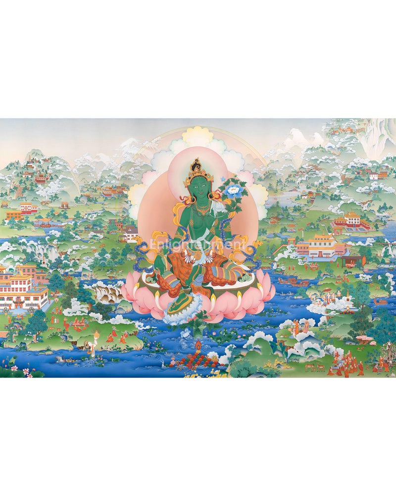 The Majestic Protector, Green Tara