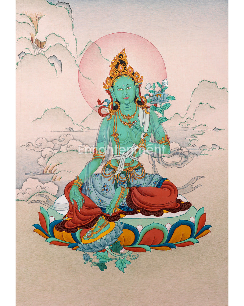 Mother Green Tara: Exclusive Art